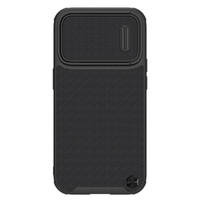 Nillkin Textured S Magnetic Case etui iPhone 14 Pro pokrowiec MagSafe z osłoną na aparat czarny
