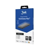 Wzmocnione szkło hartowane 3mk HardGlass Max Black na iPhone 16 Pro / 17 / 17 Pro