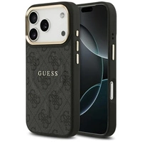 Etui Guess 4G PU Classic Logo MagSafe na iPhone 17 Pro - czarne