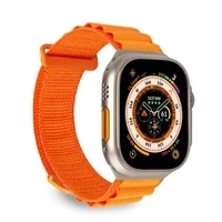 Puro 'EXTREME' polyester watch band for Apple Watch 42-44-45-49mm, orange