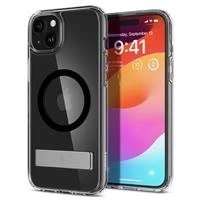 Etui Spigen Ultra Hybrid S MagSafe z podstawką do iPhone 15 - czarne