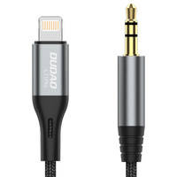 Dudao kabel audio Lightning - mini jack 3.5mm szary (L11PRO)