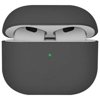 Etui UNIQ Lino Silicone AirPods 4 - szare