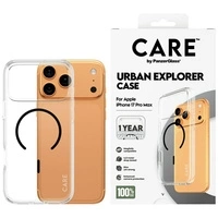 Etui CARE by PanzerGlass Flagship Urban Explorer w. Black MagSafe na iPhone 17 Pro Max - przezroczyste
