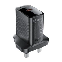 Ładowarka sieciowa Acefast A83 PD20W GaN 1 x USB-C UK - czarna