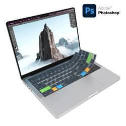 VerSkin Adobe Photoshop Shortcut Keyboard Protector - MacBook Pro 14"/16" (M1) MacBook Air 13" (M2)