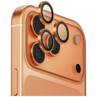 Szkło na obiektyw aparatu UNIQ Optix Aluminium Camera Lens Protector na iPhone 17 Pro / iPhone 17 Pro Max z aplikatorem - miedziane