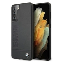 Etui BMW Signature Logo Imprint na Samsung Galaxy S21+ - granatowe