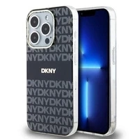 Etui DKNY IML Mono & Stripe MagSafe na iPhone 13 Pro Max - czarne