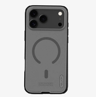 Etui Nillkin Super Frosted Shield Pro Magnetic kompatybilne z MagSafe na iPhone 17 Pro Max - półprzezroczyste-czarne