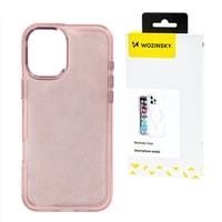 Etui Wozinsky Glitter Case na Samsung Galaxy S25 Ultra - różowe z brokatem