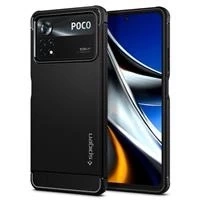 Etui Spigen Rugged Armor na Xiaomi Poco X4 Pro 5G - czarny mat