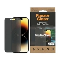 Szkło PanzerGlass Classic Fit prywatyzujące antybakteryjne na iPhone 14 Pro