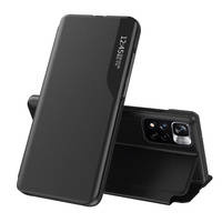 Eco Leather View Case elegancki futerał etui z klapką i funkcją podstawki Xiaomi Redmi Note 11T 5G / Redmi Note 11S 5G / Poco M4 Pro 5G czarny