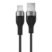 Kabel Acefast C11-04 USB-A - USB-C 3A 1,2 m w magnetycznym oplocie - czarny