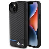 Etui BWM Leather Carbon na iPhone 15 Plus - czarne