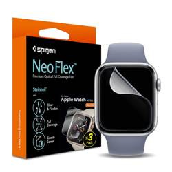FOLIA OCHRONNA SPIGEN NEO FLEX 3-PACK APPLE WATCH 6 / 7 / 8 / 9 / SE 1 / 2 / 3 (40 / 41 MM) CLEAR