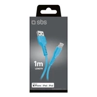 USB - Lightning cable for data and charging Cyan