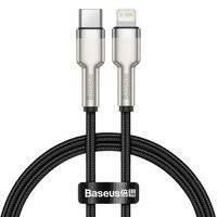 Baseus Cafule Metal Data kabel USB Typ C - Lightning 20 W Power Delivery 0,25 m czarny