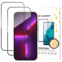 Zestaw 2 szkieł hartowanych Wozinsky Full Glue Tempered Glass na iPhone 17 Pro