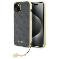 Guess GUHCP15MGF4GGR iPhone 15 Plus 6.7" szary/grey hardcase 4G Charms Collection