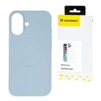 Silikonowe etui Wozinsky Silicone Case kompatybilne z MagSafe na Samsung Galaxy S24 FE - niebieskie