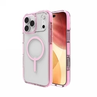 Etui ZAGG Santa Cruz Snap MagSafe na iPhone 17 Pro Max - przezroczysto-różowe