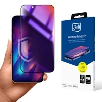 Prywatyzujące szkło hartowane 3mk Rainbow Privacy na Apple iPhone 16e