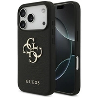 Etui Guess Grained Big 4G & Classic Logo na iPhone 17 Pro - czarne