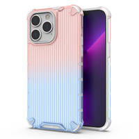 Ombre Protect Case etui do iPhone 14 Pro pancerny pokrowiec różowo-niebieskie