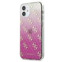 Guess GUHCP12SPCU4GGPI iPhone 12 mini 5,4" różowy/pink hardcase 4G Gradient