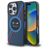 BMW BMHMP16L23HTPUV iPhone 16 Pro 6.3" granatowy/navy hardcase Motosport IML Circle MagSafe