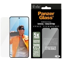 Szkło ceramiczne PanzerGlass Ultra-Wide Fit na Samsung Galaxy S25 Edge - przezroczyste
