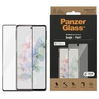 Szkło hartowane PanzerGlass Ultra-Wide Fit antybakteryjne na Google Pixel 7 - z czarną ramką
