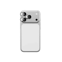 Szkło na aparat AMAZINGTHING Lens Glass na iPhone 17 Pro / Pro Max z czarną aluminiową ramką