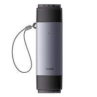 Czytnik kart Baseus Lite Series USB-A/USB-C 3.0 SD/TF - szary