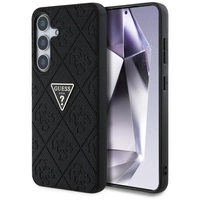 Etui Guess Hot Stamp 4G Pattern Triangle Metal Logo na Samsung Galaxy S25 - czarne