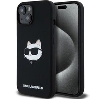 Etui Karl Lagerfeld Silicone Choupette Head MagSafe na iPhone 15 / 14 / 13 - czarne