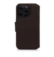 Etui Decoded Detachable Wallet Case skórzane z MagSafe z klapką do iPhone 14 Pro - brązowe