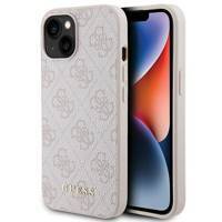 Etui Guess 4G Big Metal Logo na iPhone 15 Plus - różowe
