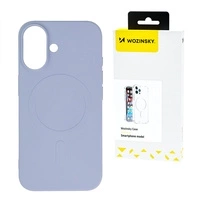 Silikonowe magnetyczne etui Wozinsky Silicone Case Magsafe na Samsung Galaxy S25+ - fioletowe