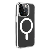 Puro ''LITE MAG'' TPU case with integrated magnets for iPhone 14 Pro, transparent
