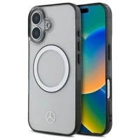 Mercedes MEHMP16S23HUOKC iPhone 16 6.1" transparent hardcase Printed logo MagSafe