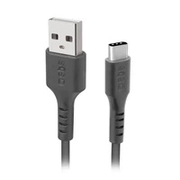 Type-C and USB 2.0 data and charging cable Black
