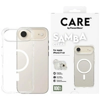 Etui CARE by PanzerGlass Fashionable Samba w. White MagSafe na iPhone Air - przezroczyste