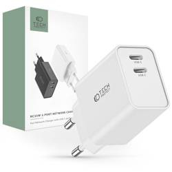 TECH-PROTECT C35W 2-PORT NETWORK CHARGER PD 35W WHITE
