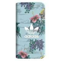 Etui Adidas Booklet Case Floral na iPhone X / XS - szare
