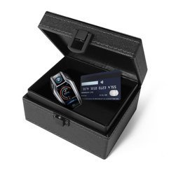 KLATKA FARADAYA TECH-PROTECT V3 KEYLESS RFID SIGNAL BLOCKER BOX CROSS BLACK