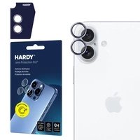 Szkło na obiektyw 3mk HARDY Lens Protection Pro do Apple iPhone 16 / 16 Plus - niebieskie