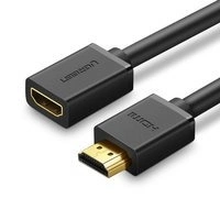 Kabel Ugreen HD107 10142 HDMI (męski) - HDMI (żeński) 4K 2m - czarny